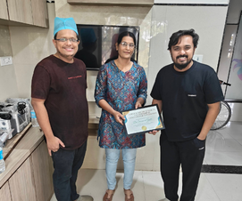 Dr. Juhul Patel training certificate
